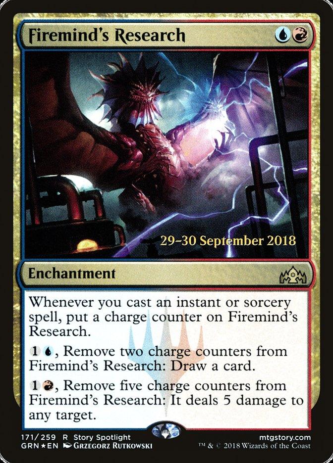 Firemind's Research [Guilds of Ravnica Prerelease Promos] - Trinity Hobby