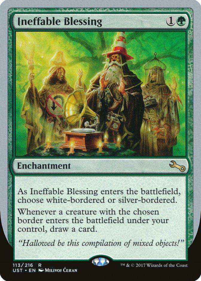 Ineffable Blessing ("choose white-bordered or silver-bordered") [Unstable] - Trinity Hobby