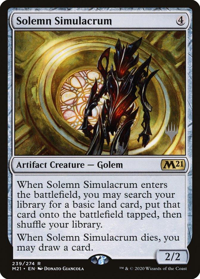 Solemn Simulacrum (Promo Pack) [Core Set 2021 Promos] - Trinity Hobby