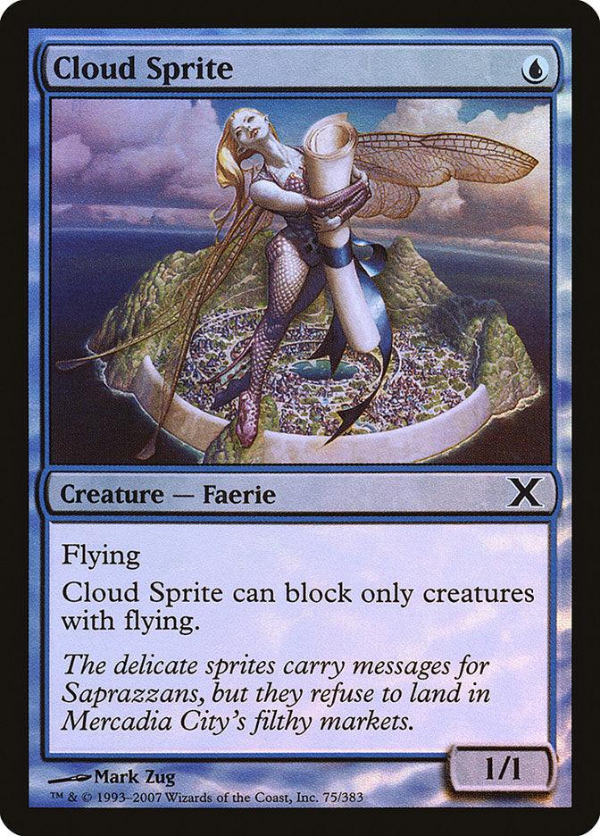 Cloud Sprite (Premium Foil) [Tenth Edition] - Trinity Hobby