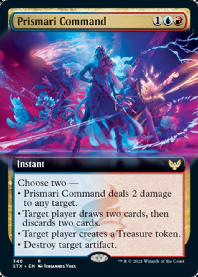 Prismari Command (Extended Art) [Strixhaven: School of Mages] - Trinity Hobby