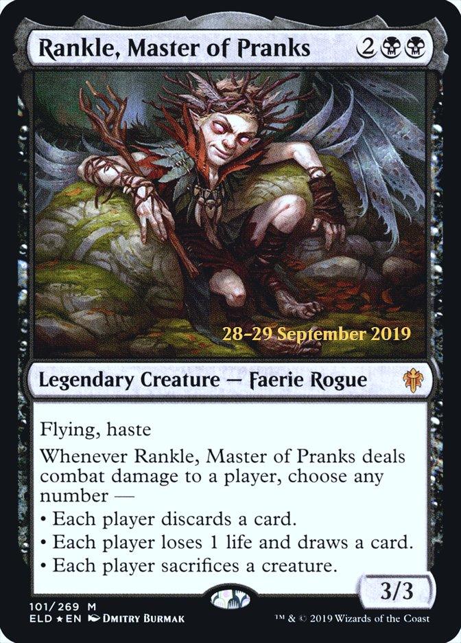 Rankle, Master of Pranks [Throne of Eldraine Prerelease Promos] - Trinity Hobby