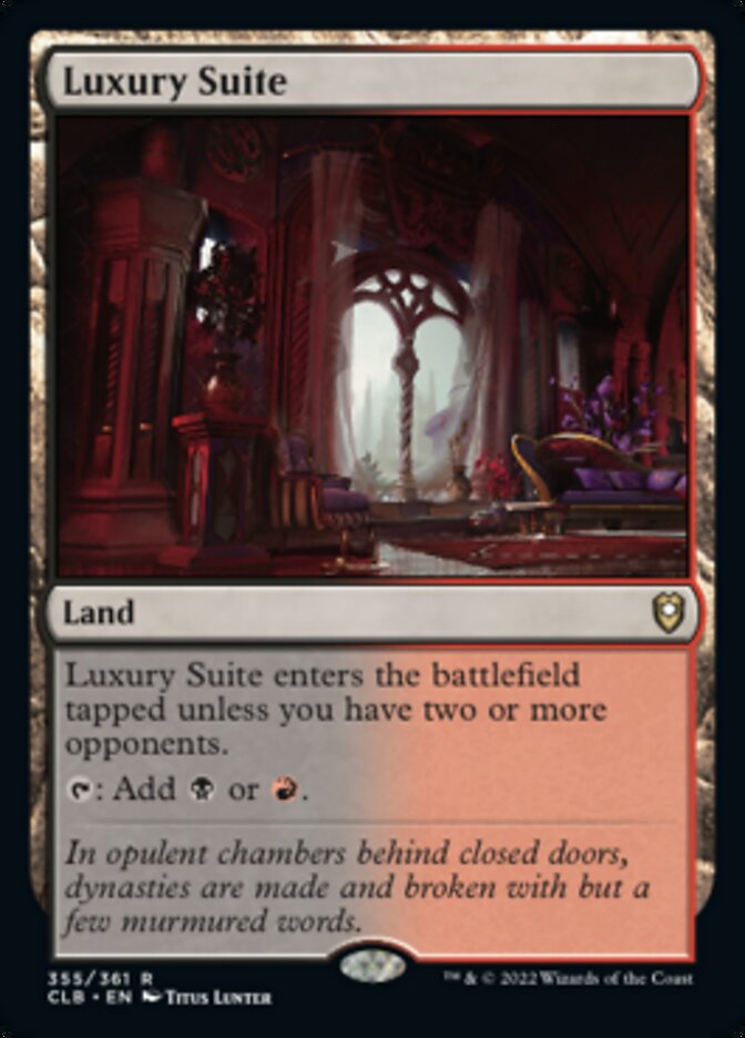 Luxury Suite [Commander Legends: Battle for Baldur's Gate] - Trinity Hobby