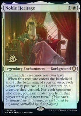 Noble Heritage [Commander Legends: Battle for Baldur's Gate Prerelease Promos] - Trinity Hobby
