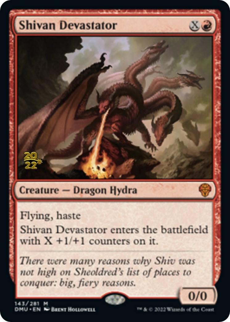 Shivan Devastator [Dominaria United Prerelease Promos] - Trinity Hobby