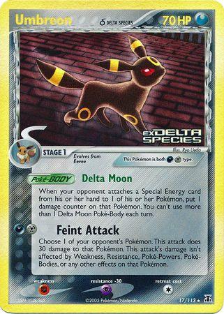 Umbreon (17/113) (Delta Species) (Stamped) [EX: Delta Species] - Trinity Hobby