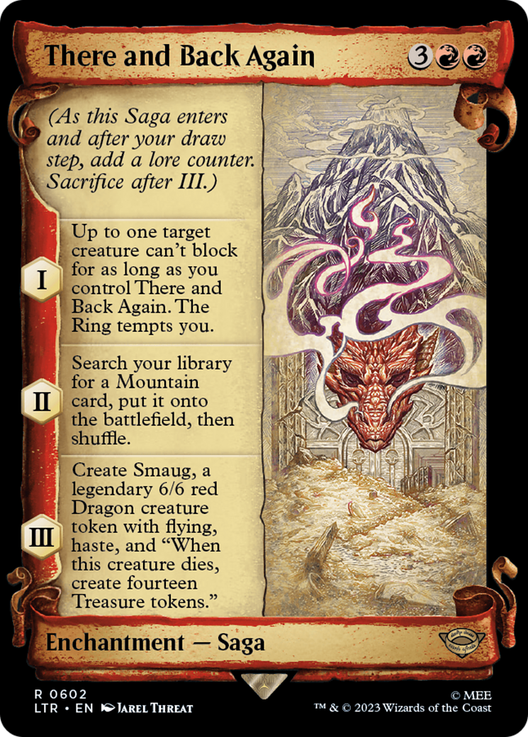There and Back Again [The Lord of the Rings: Tales of Middle-Earth Showcase Scrolls] - Trinity Hobby