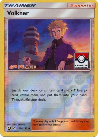 Volkner (135a/156) (League Challenge 4th Place) [Sun & Moon: Ultra Prism] - Trinity Hobby