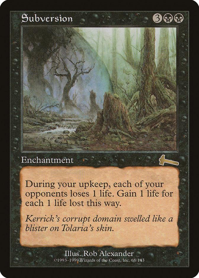 Subversion [Urza's Legacy] - Trinity Hobby