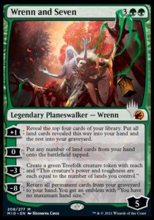 Wrenn and Seven (Promo Pack) [Innistrad: Midnight Hunt Promos] - Trinity Hobby