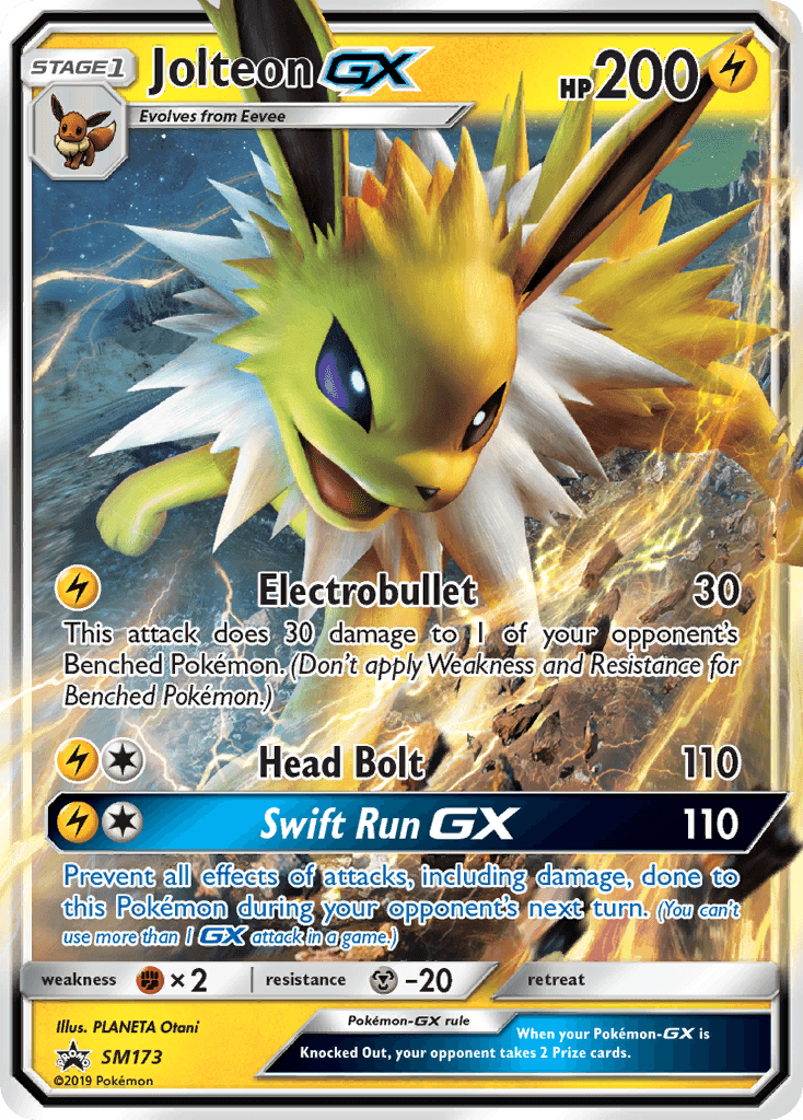 Jolteon GX (SM173) [Sun & Moon: Black Star Promos] - Trinity Hobby