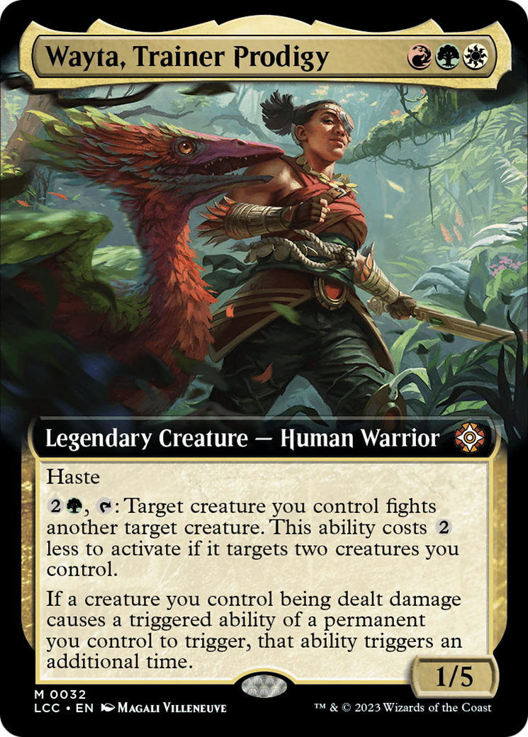 Wayta, Trainer Prodigy (Extended Art) [The Lost Caverns of Ixalan Commander] - Trinity Hobby