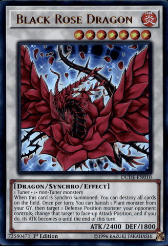 Black Rose Dragon [DUDE-EN010] Ultra Rare - Trinity Hobby
