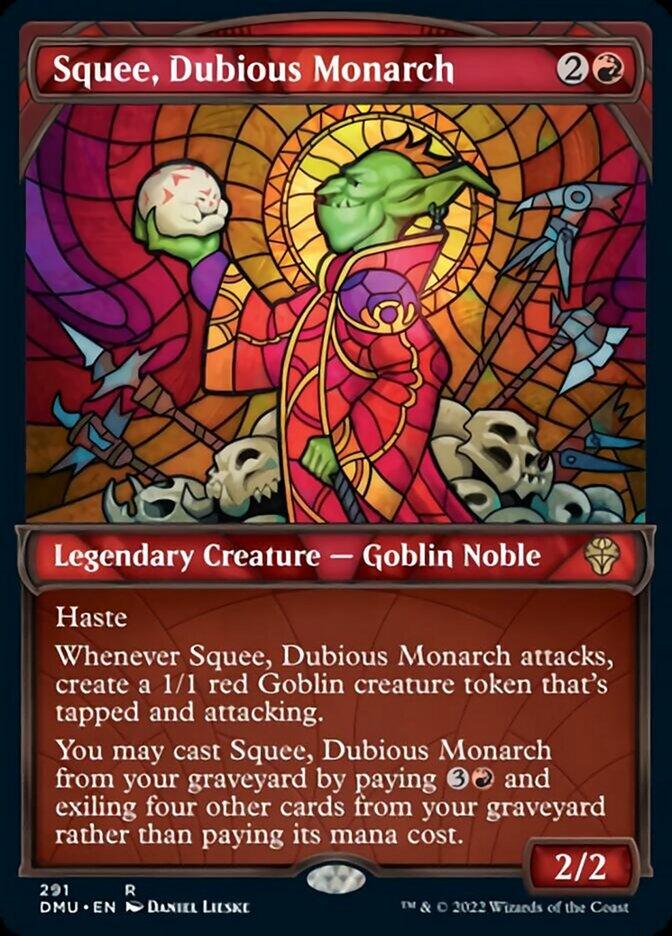 Squee, Dubious Monarch (Showcase) [Dominaria United] - Trinity Hobby