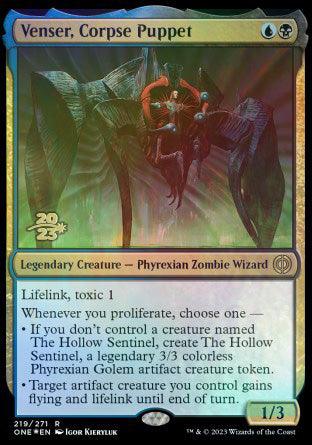 Venser, Corpse Puppet [Phyrexia: All Will Be One Prerelease Promos] - Trinity Hobby