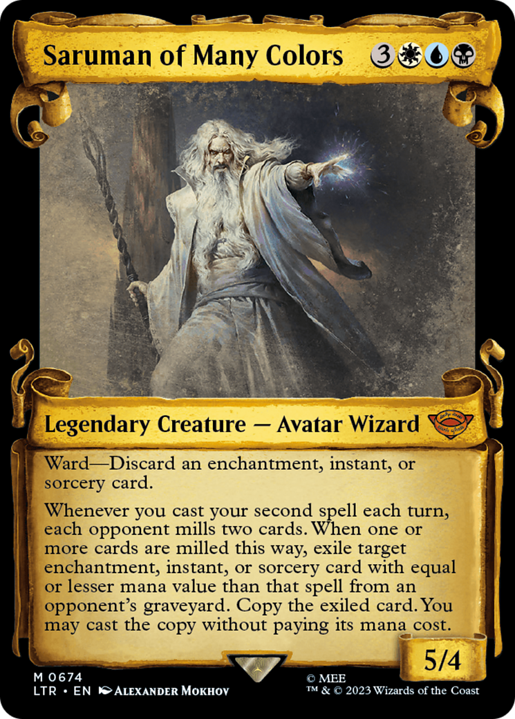 Saruman of Many Colors [The Lord of the Rings: Tales of Middle-Earth Showcase Scrolls] - Trinity Hobby