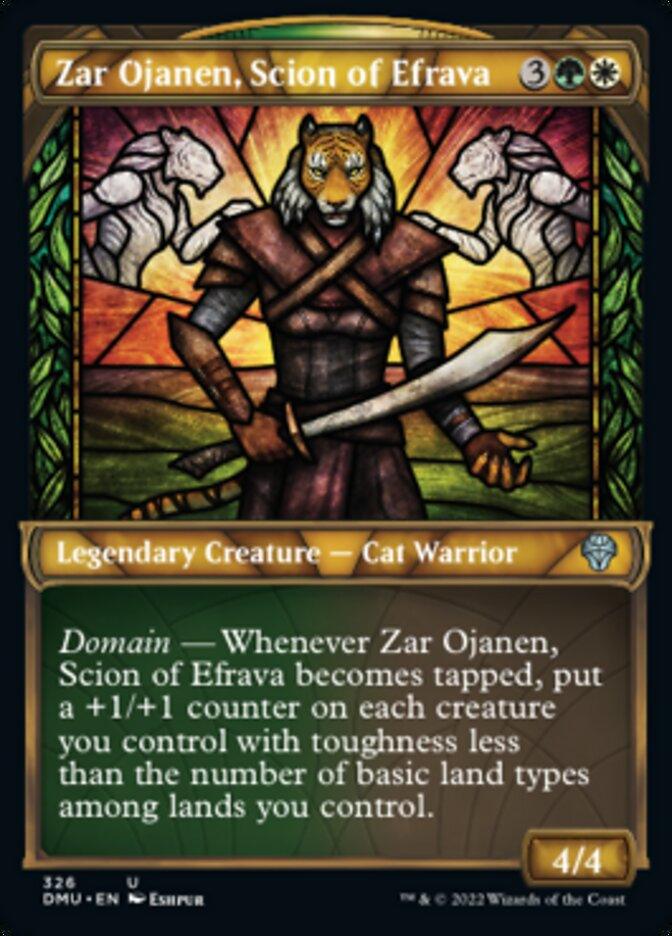 Zar Ojanen, Scion of Efrava (Showcase) [Dominaria United] - Trinity Hobby
