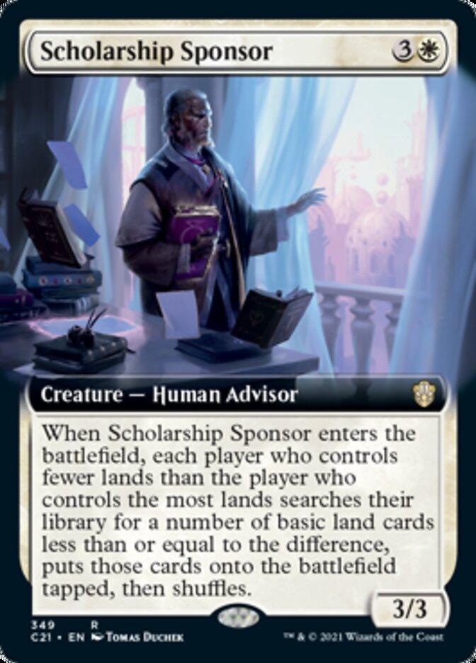 Scholarship Sponsor (Extended Art) [Commander 2021] - Trinity Hobby