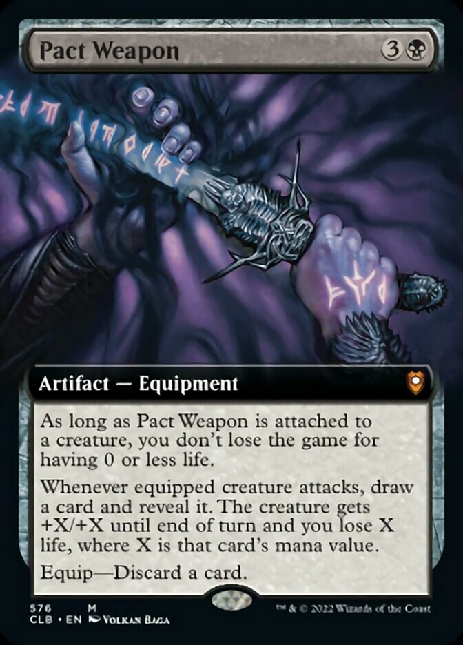 Pact Weapon (Extended Art) [Commander Legends: Battle for Baldur's Gate] - Trinity Hobby