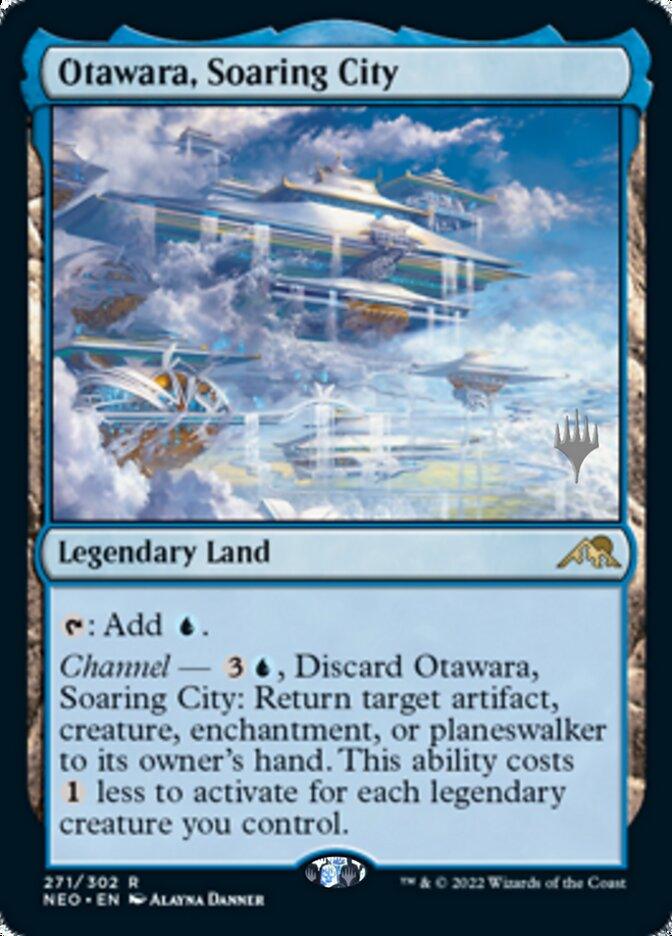 Otawara, Soaring City (Promo Pack) [Kamigawa: Neon Dynasty Promos] - Trinity Hobby