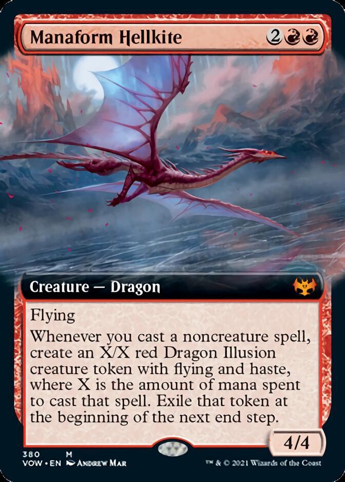 Manaform Hellkite (Extended Art) [Innistrad: Crimson Vow] - Trinity Hobby