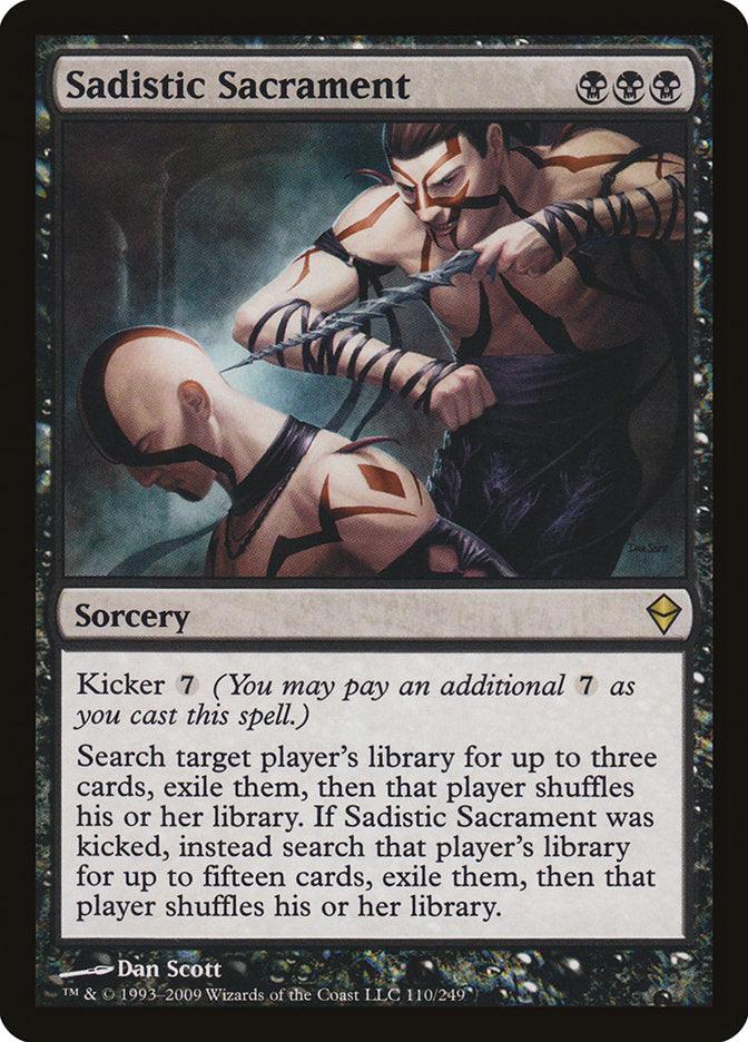 Sadistic Sacrament [Zendikar] - Trinity Hobby