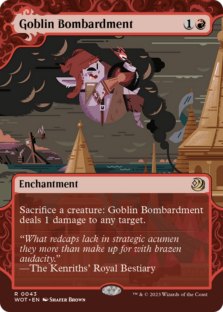 Goblin Bombardment [Wilds of Eldraine: Enchanting Tales] - Trinity Hobby