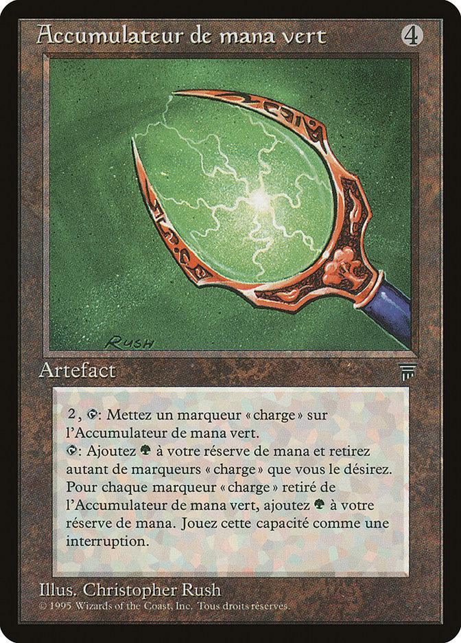 Green Mana Battery (French) - "Accumulateur de mana vert" [Renaissance] - Trinity Hobby