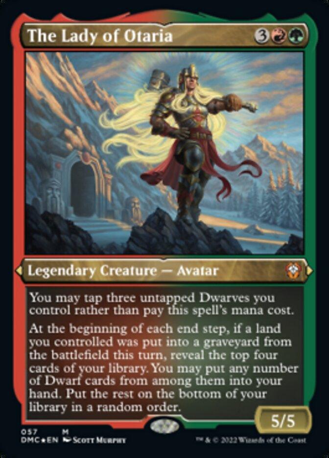The Lady of Otaria (Foil Etched) [Dominaria United Commander] - Trinity Hobby