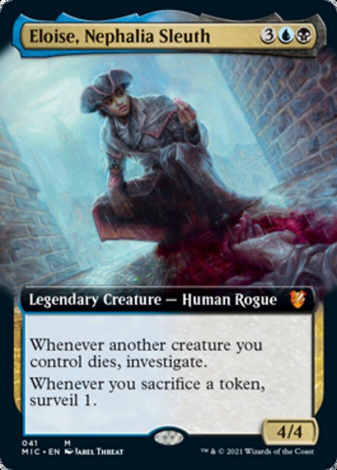 Eloise, Nephalia Sleuth (Extended Art) [Innistrad: Midnight Hunt Commander] - Trinity Hobby