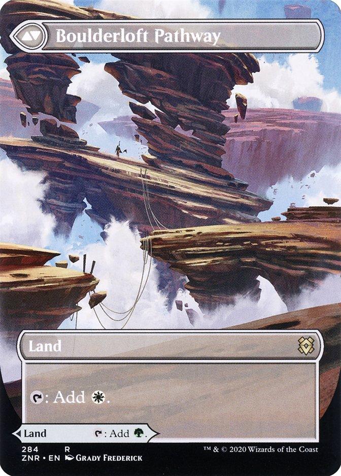 Branchloft Pathway // Boulderloft Pathway (Borderless Alternate Art) [Zendikar Rising] - Trinity Hobby