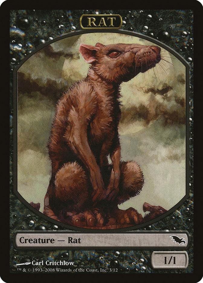 Rat Token [Shadowmoor Tokens] - Trinity Hobby