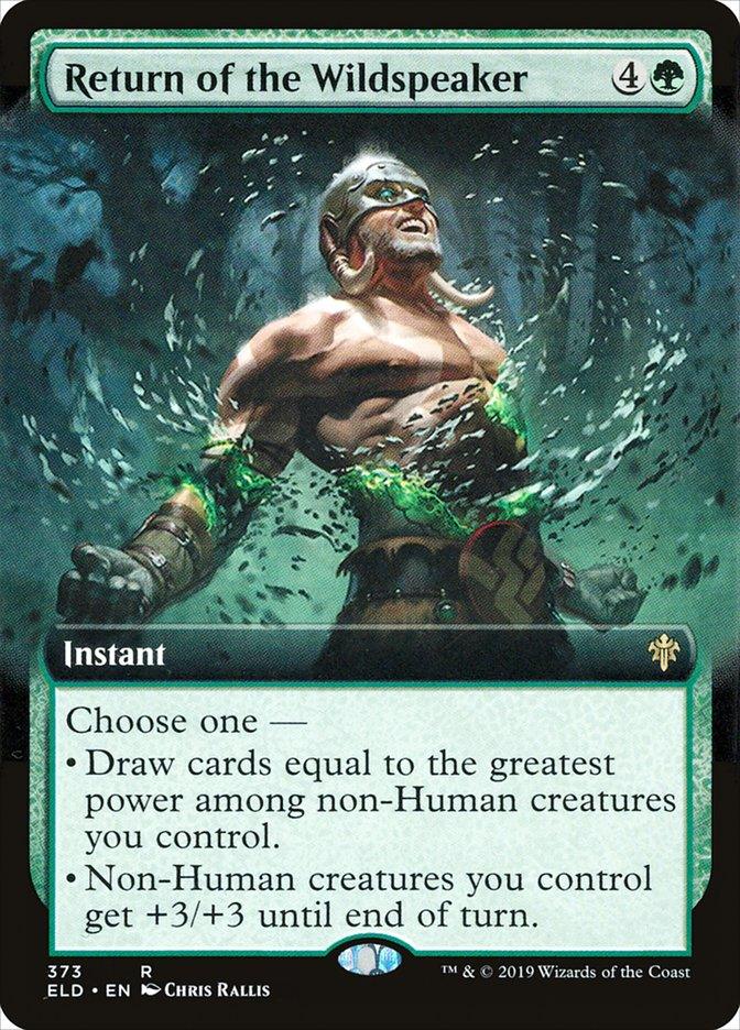 Return of the Wildspeaker (Extended Art) [Throne of Eldraine] - Trinity Hobby