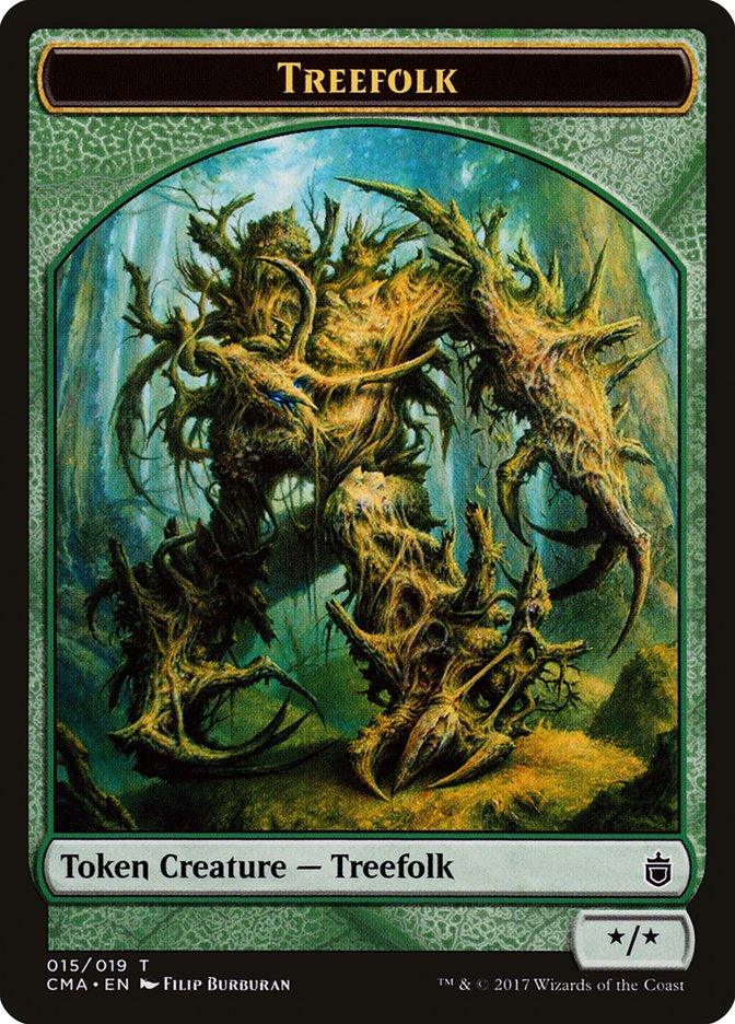 Treefolk Token [Commander Anthology Tokens] - Trinity Hobby