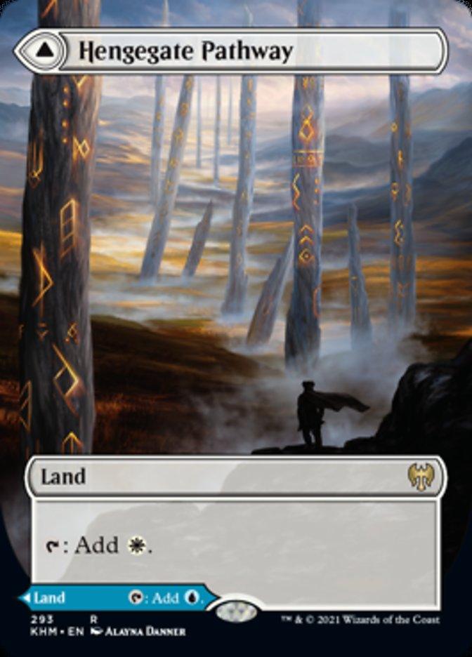 Hengegate Pathway // Mistgate Pathway (Borderless Alternate Art) [Kaldheim] - Trinity Hobby
