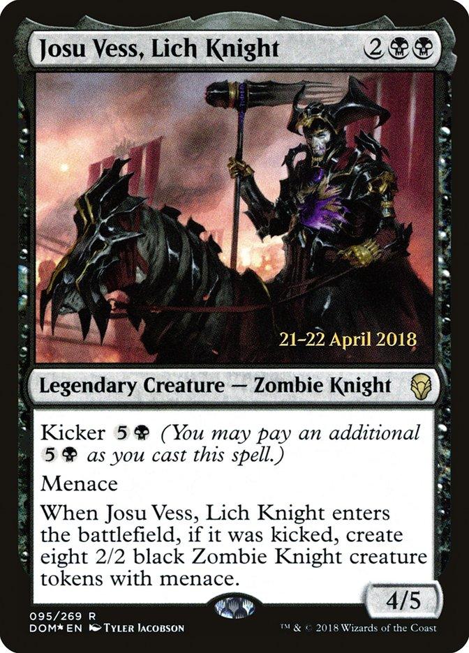 Josu Vess, Lich Knight [Dominaria Prerelease Promos] - Trinity Hobby