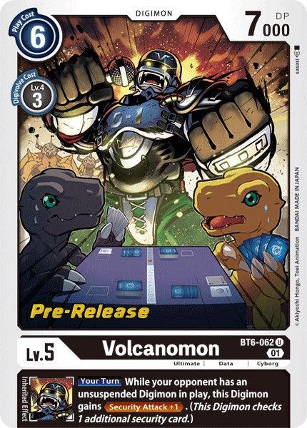 Volcanomon [BT6-062] [Double Diamond Pre-Release Cards]Digimon Trading Card Game