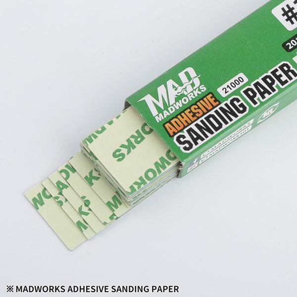 Madworks: Madworks Sandpaper W/ Adhesive Backing (20pc) - Trinity Hobby
