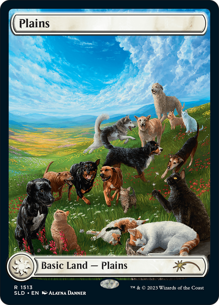 Plains (1513) [Secret Lair Commander Deck: Raining Cats and Dogs] - Trinity Hobby