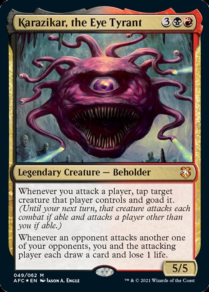 Karazikar, the Eye Tyrant [Dungeons & Dragons: Adventures in the Forgotten Realms Commander] - Trinity Hobby