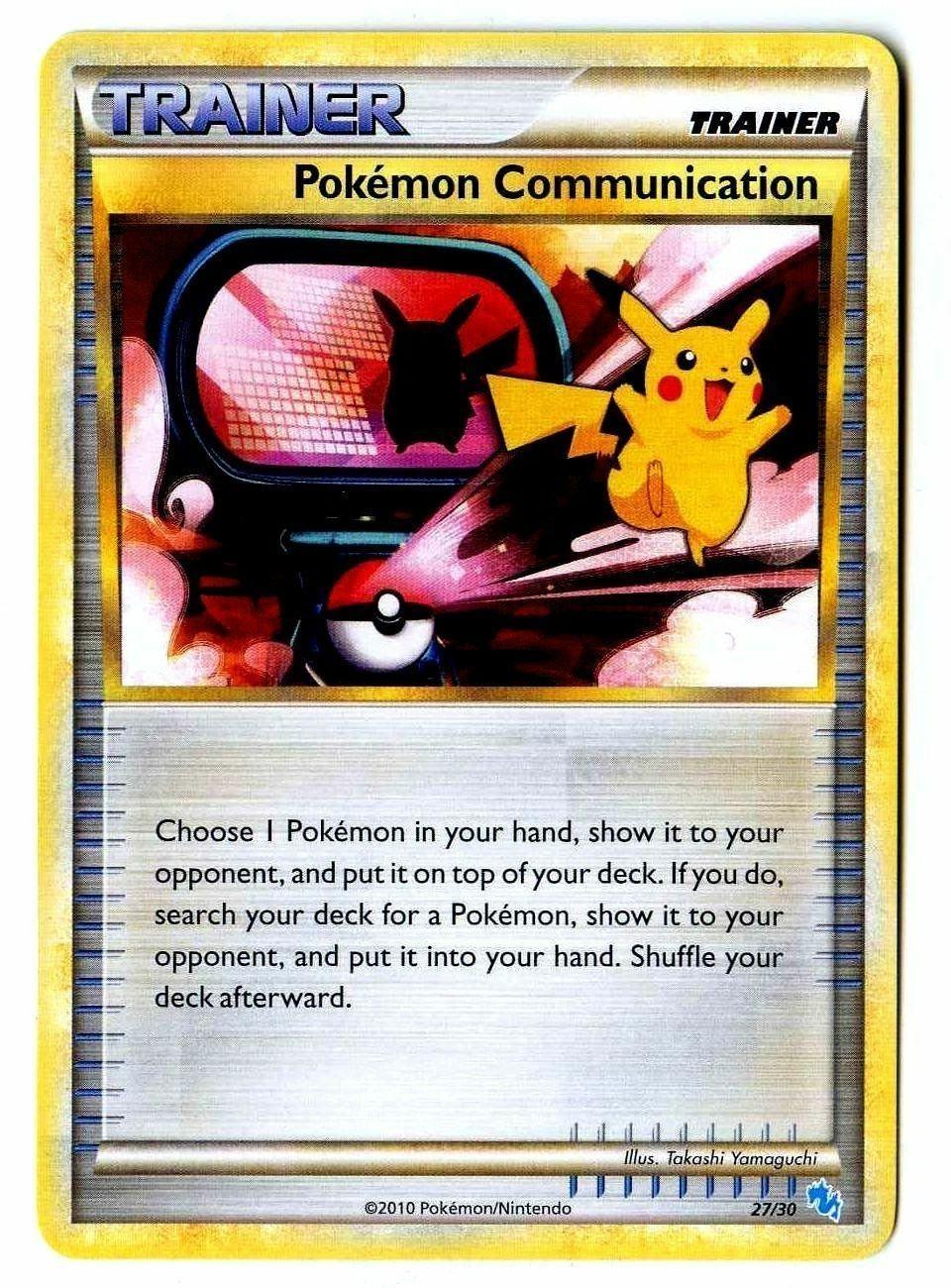 Pokemon Communication (27/30) [HeartGold & SoulSilver: Trainer Kit - Gyarados] - Trinity Hobby