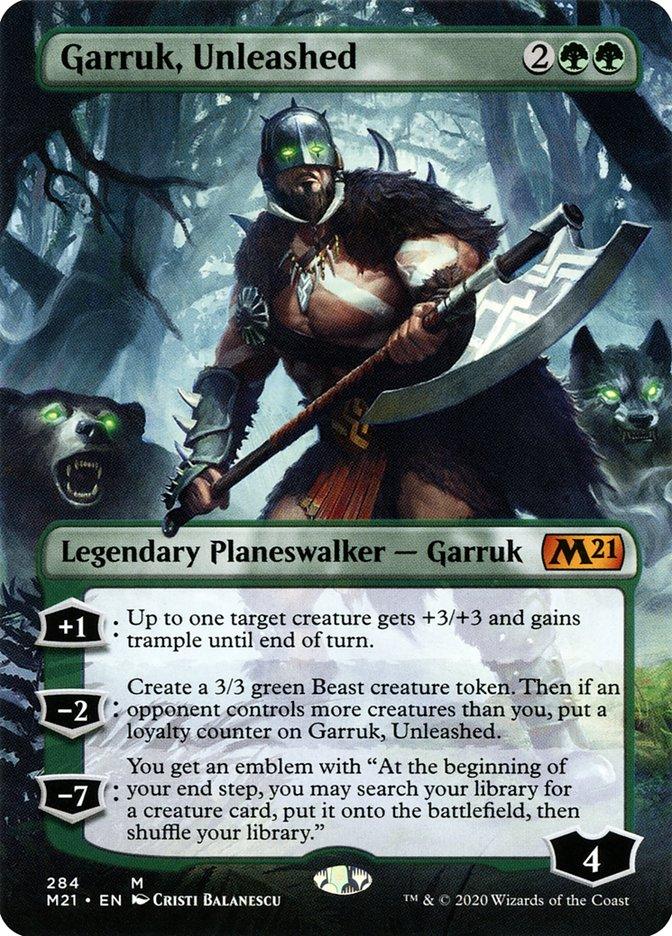 Garruk, Unleashed (Borderless) [Core Set 2021] - Trinity Hobby