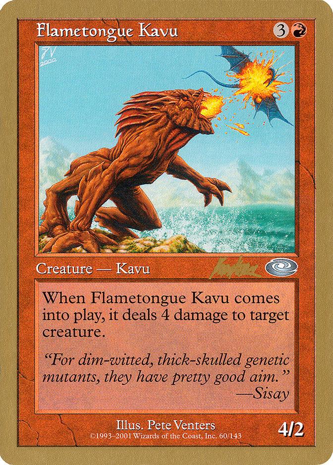 Flametongue Kavu (Brian Kibler) [World Championship Decks 2002] - Trinity Hobby