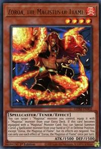 GEIM-EN002 - Zoroa, the Magistus of Flame - Ultra Rare - 1st Edition - Trinity Hobby