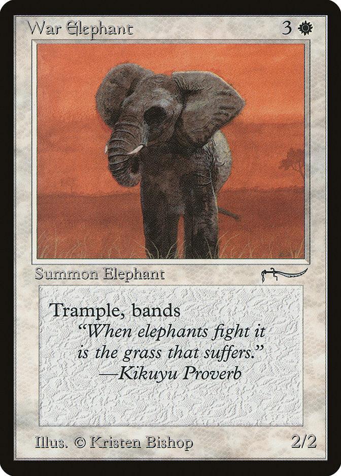 War Elephant (Light Mana Cost) [Arabian Nights] - Trinity Hobby