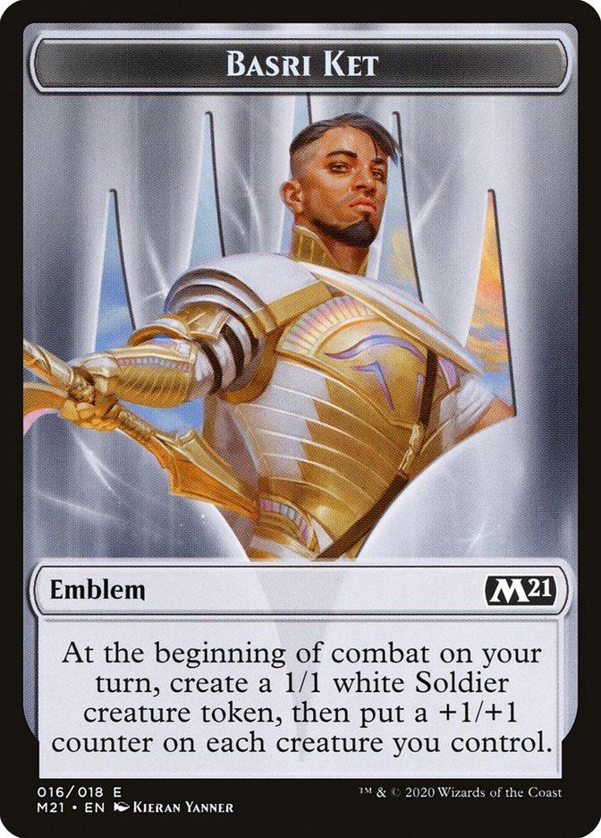 Basri Ket Emblem [Core Set 2021 Tokens] - Trinity Hobby