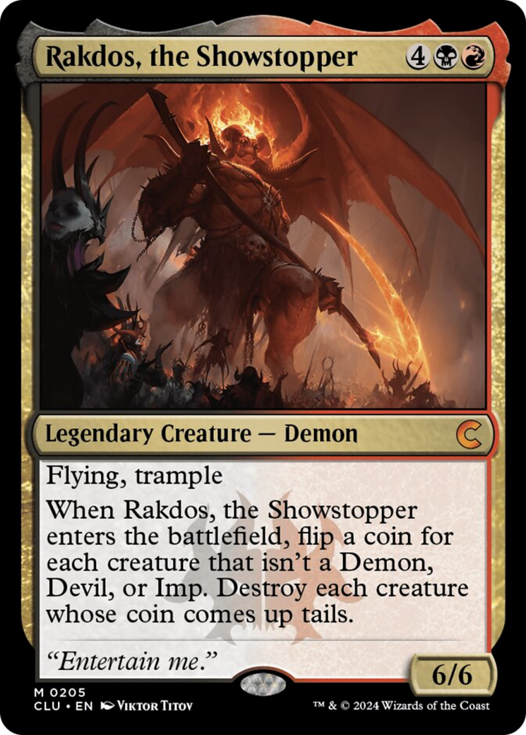 Rakdos, the Showstopper [Ravnica: Clue Edition] - Trinity Hobby