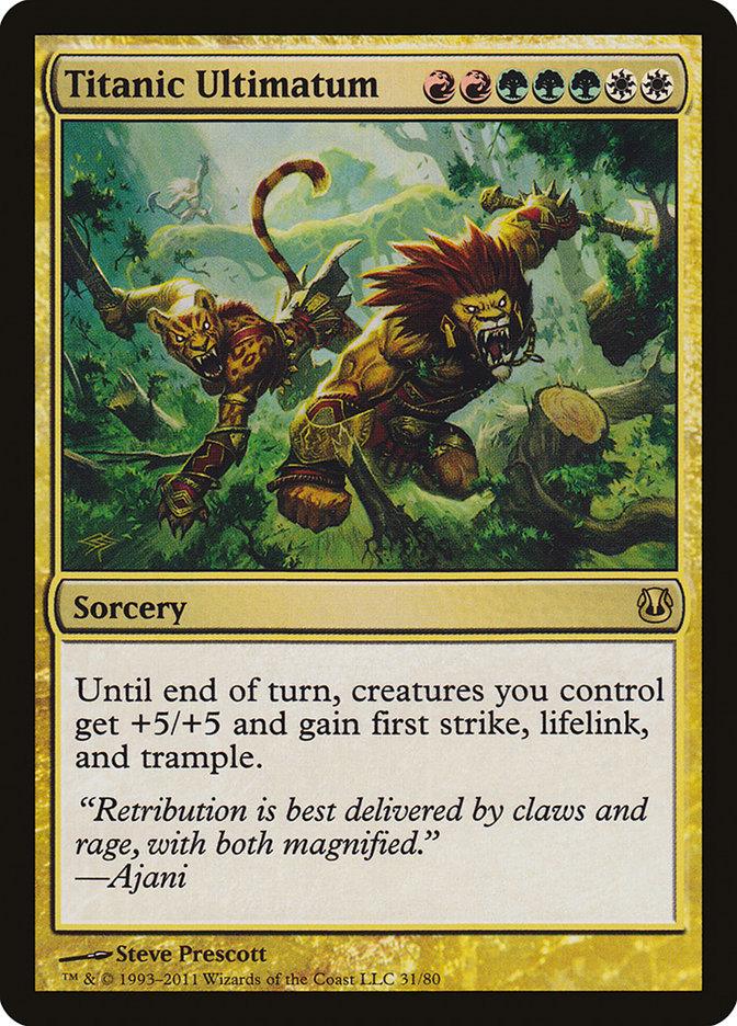Titanic Ultimatum [Duel Decks: Ajani vs. Nicol Bolas] - Trinity Hobby