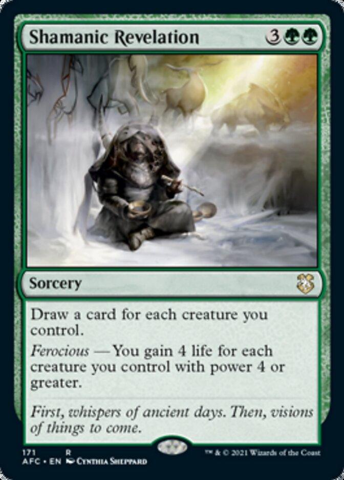 Shamanic Revelation [Dungeons & Dragons: Adventures in the Forgotten Realms Commander] - Trinity Hobby