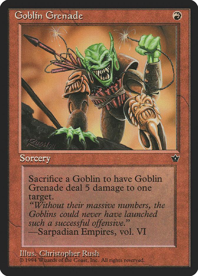Goblin Grenade (Christopher Rush) [Fallen Empires] - Trinity Hobby